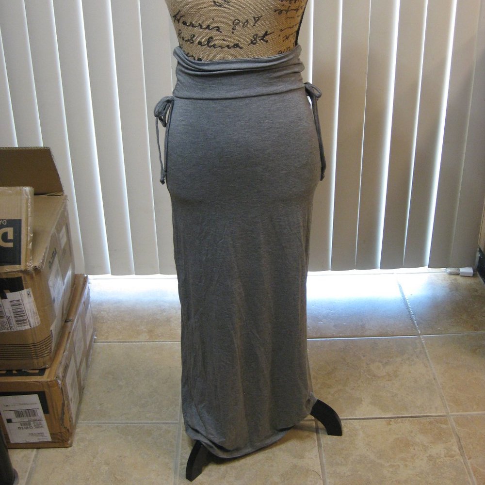 NWT Guess gray long maxi skirt XS extra small